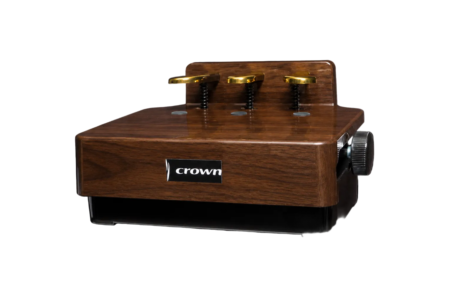 Crown Piano Pedal Extender Riser (Walnut)