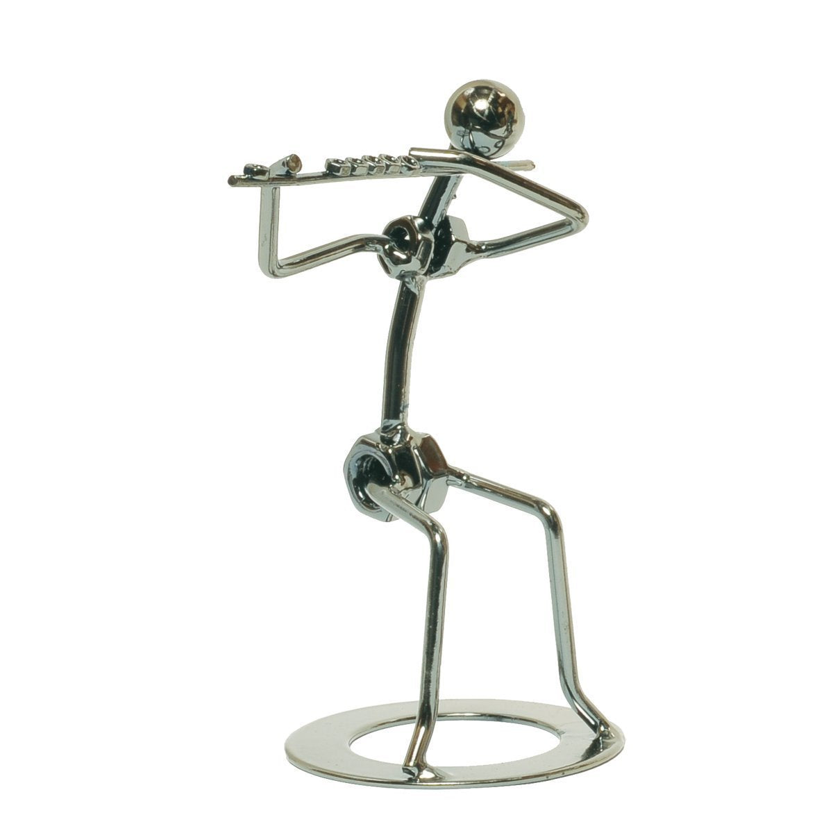 Big Band Metal Figurine (Flute Player)-BBS-FL-CHR