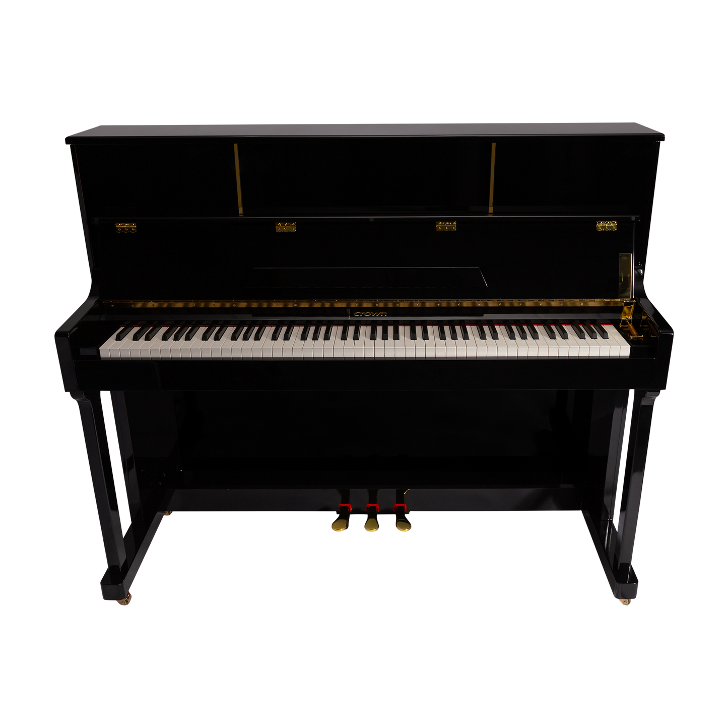 CROWN CDP-901-BLK UPRIGHT DIGITAL PIANO (Gloss Black)