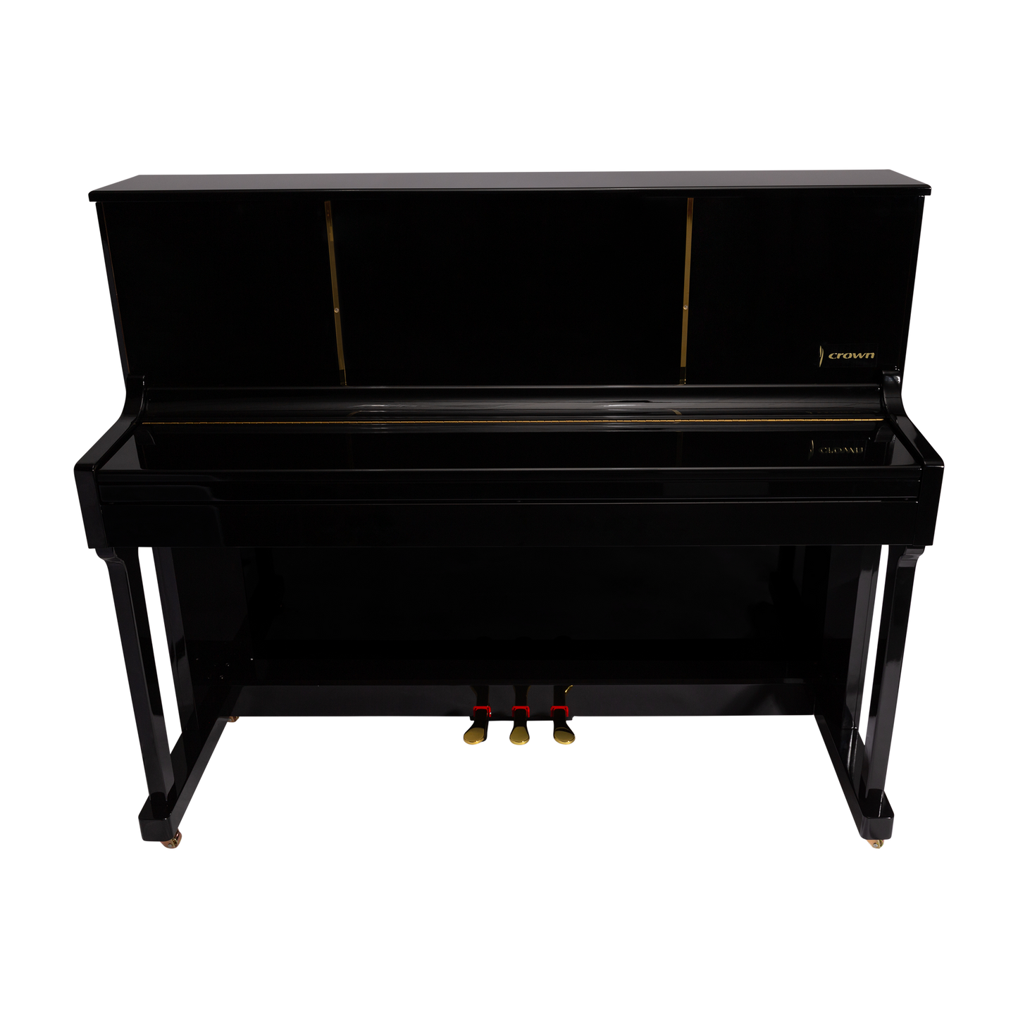CROWN CDP-901-BLK UPRIGHT DIGITAL PIANO (Gloss Black)