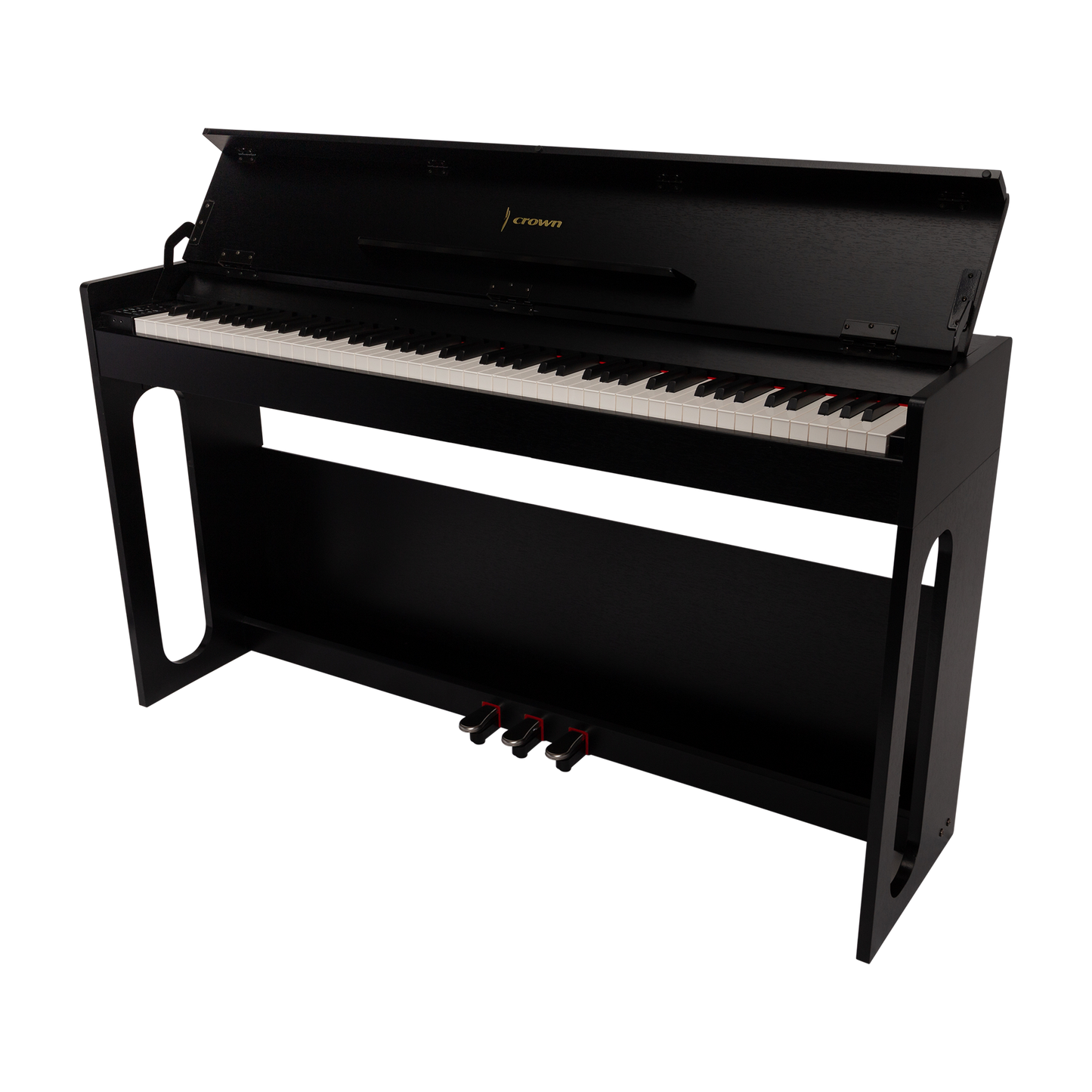 Crown CDP806 – 88-Key Weighted Digital Piano (Gloss Black)