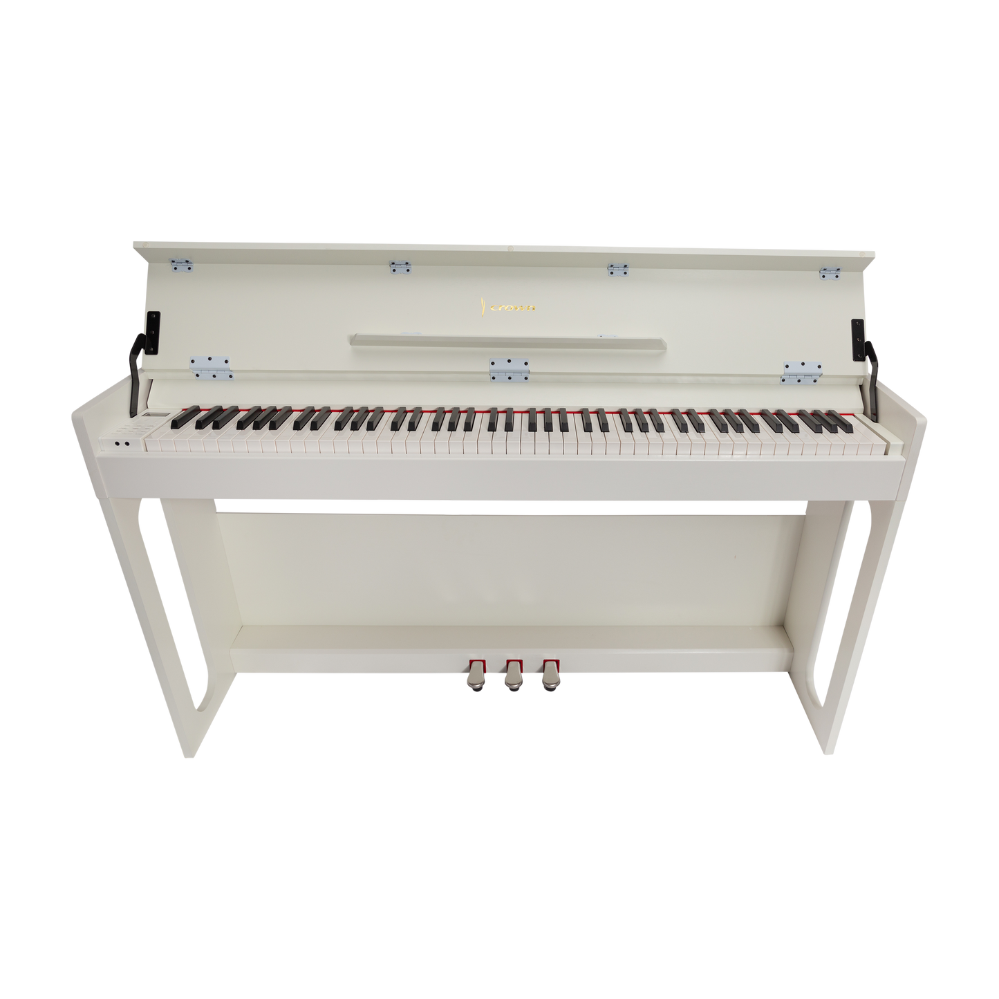 Crown CDP806 – 88-Key Weighted Digital Piano (Gloss White)