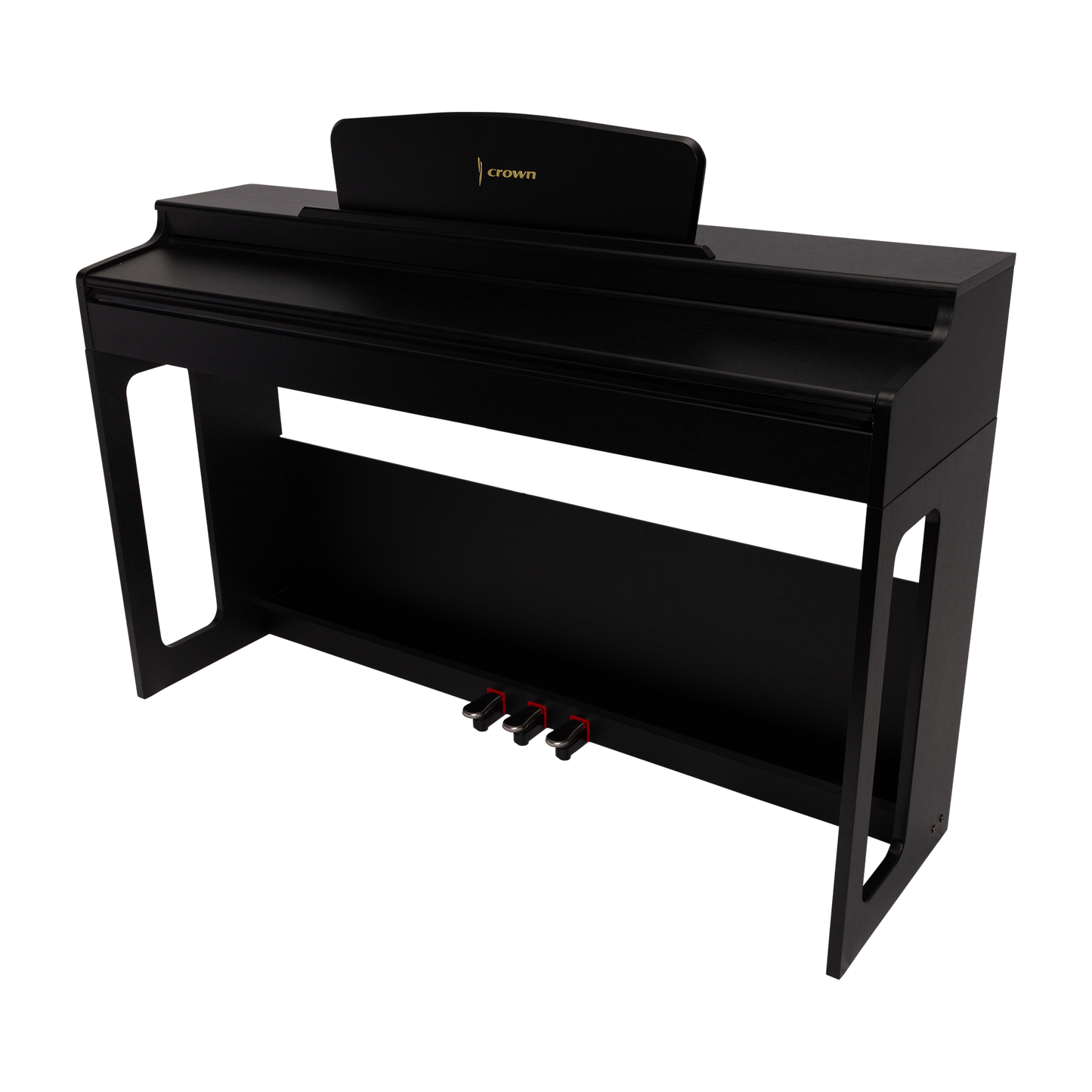 CROWN CDP-906-BLK UPRIGHT DIGITAL PIANO (Black)