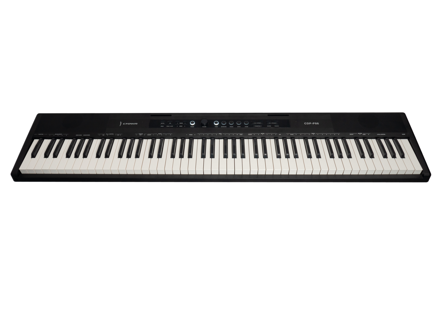 Crown P86 88-Key Touch Responsive Digital Piano (Black)
