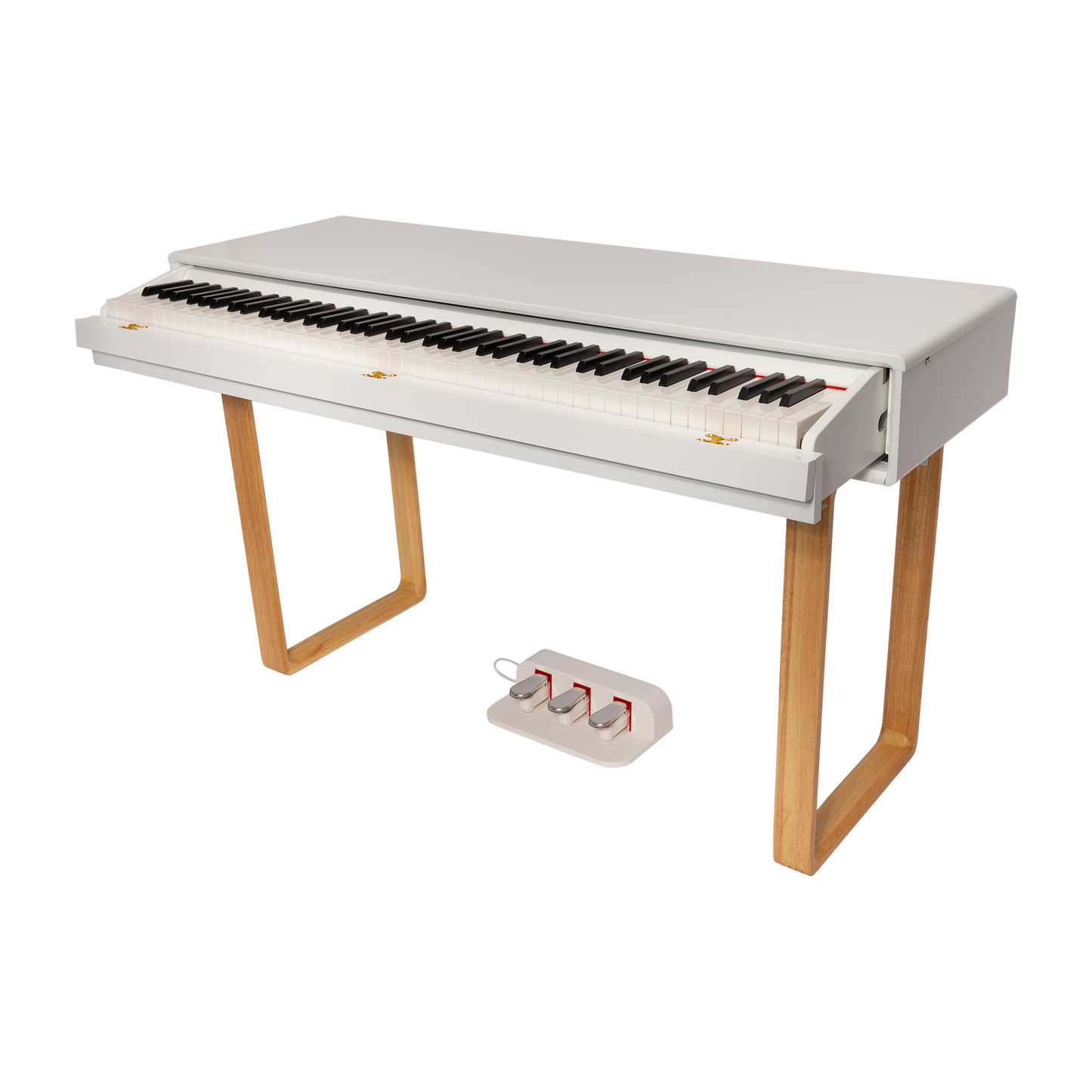 CROWN CMPD-801-WHT UPRIGHT DIGITAL PIANO (White)