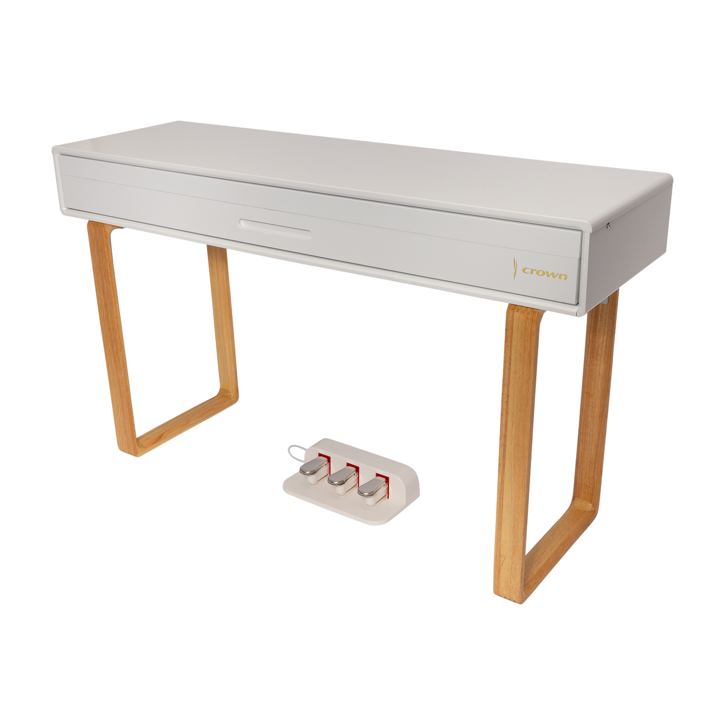 CROWN CMPD-801-WHT UPRIGHT DIGITAL PIANO (White)