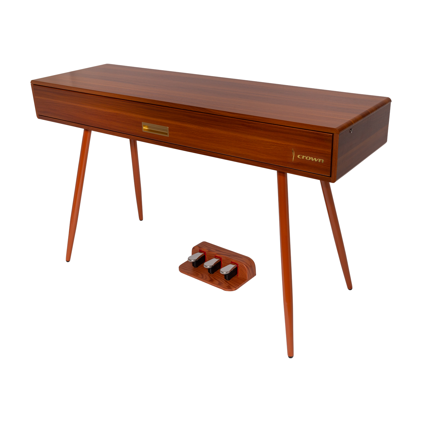 CROWN CMDP-916-WGN UPRIGHT HIDEAWAY DIGITAL PIANO (Woodgrain)