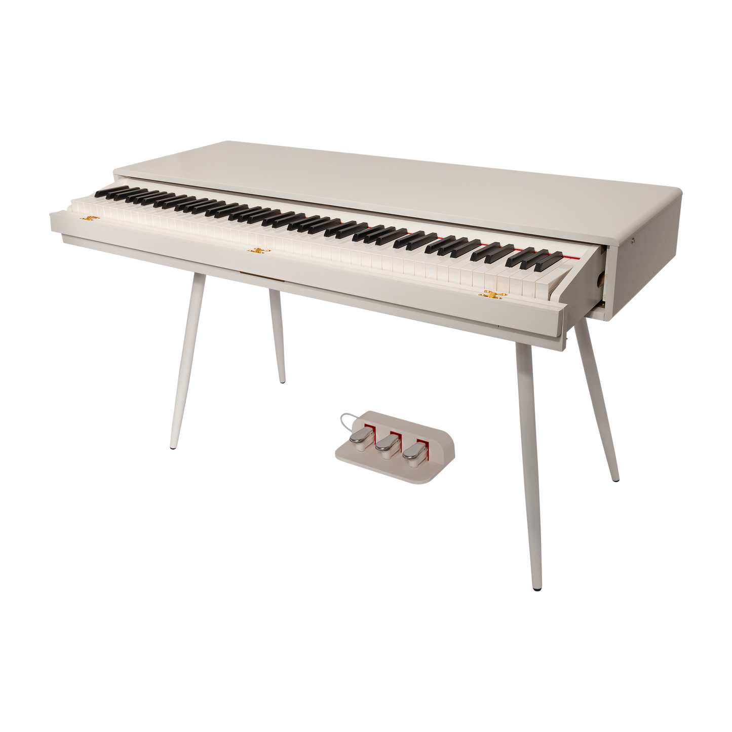 CROWN CMDP-916-WHT UPRIGHT HIDEAWAY DIGITAL PIANO (White)