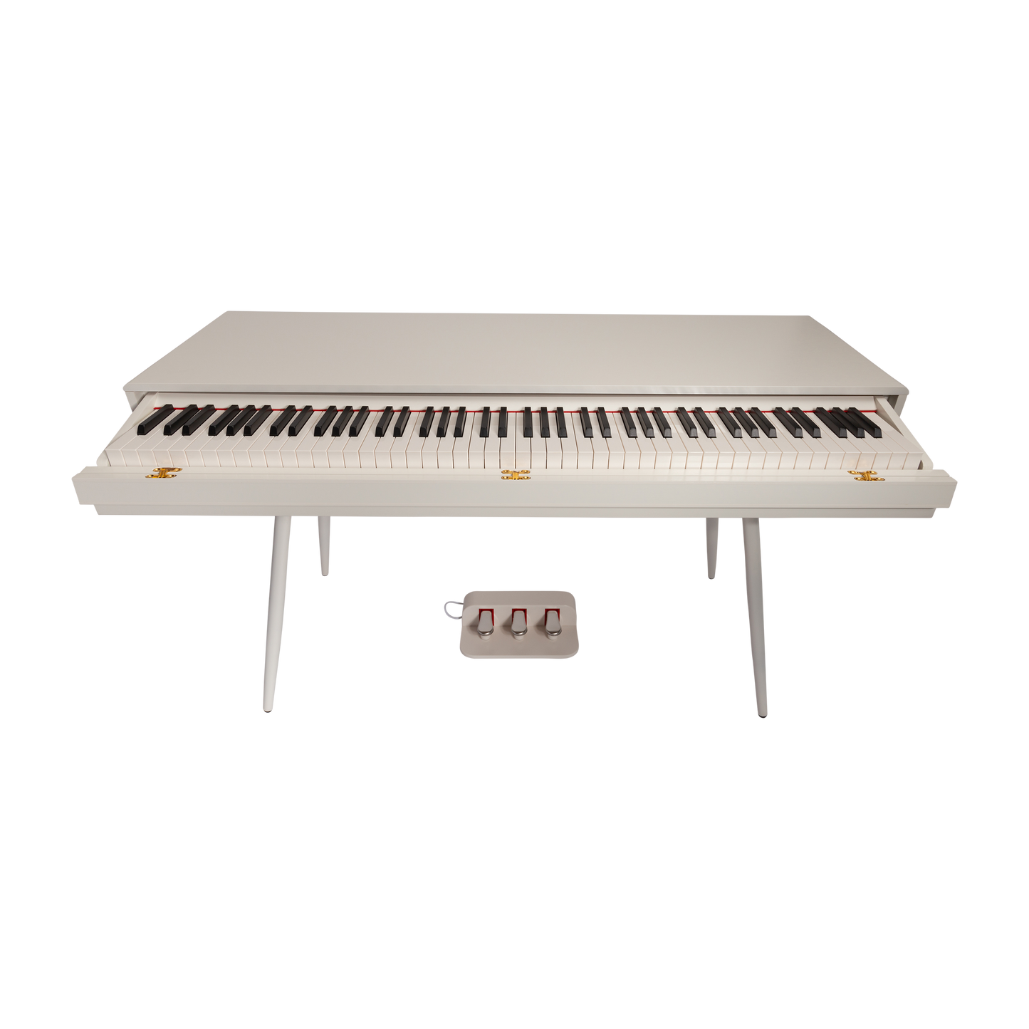 CROWN CMDP-916-WHT UPRIGHT HIDEAWAY DIGITAL PIANO (White)