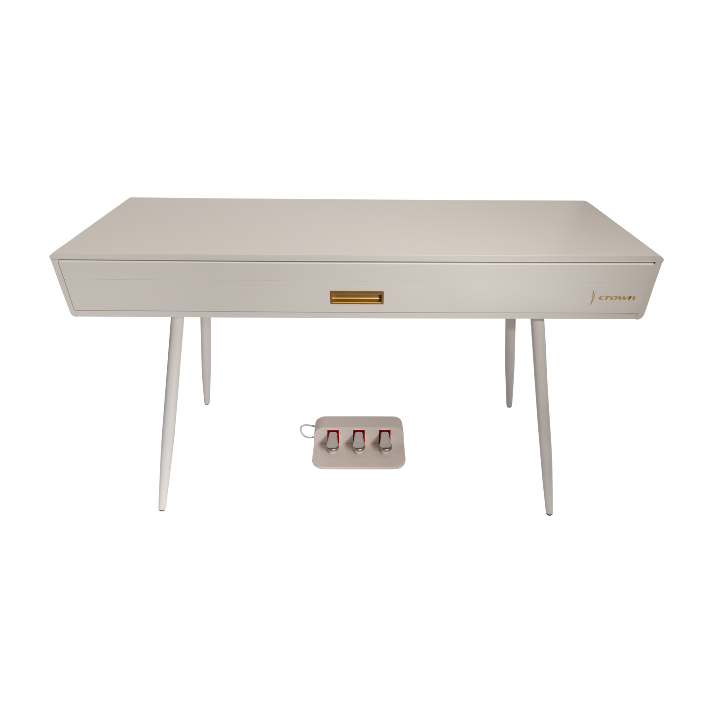 CROWN CMDP-916-WHT UPRIGHT HIDEAWAY DIGITAL PIANO (White)