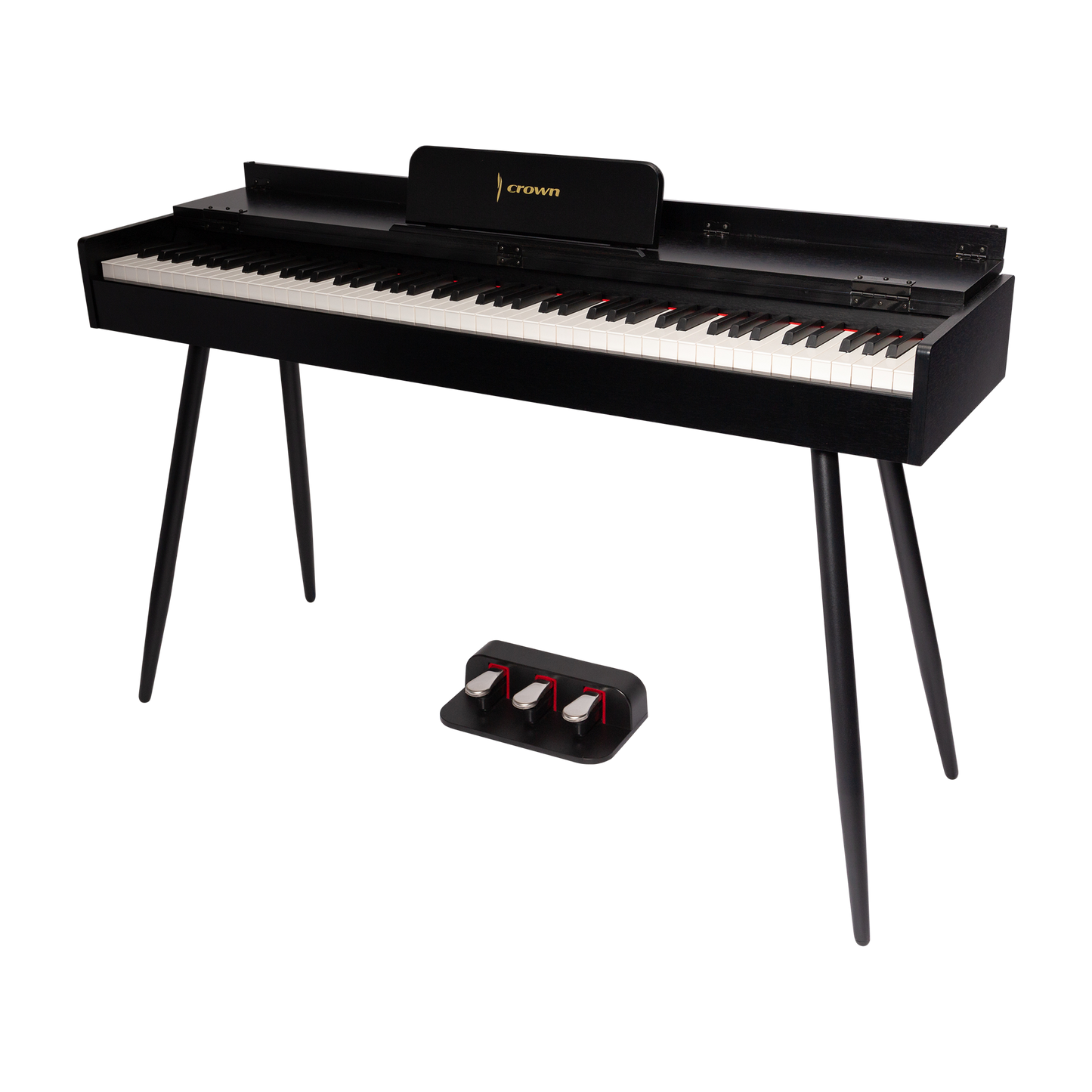 CROWN CMDP-919-BLK 88 NOTE PORTABLE DIGITAL PIANO (BLACK)