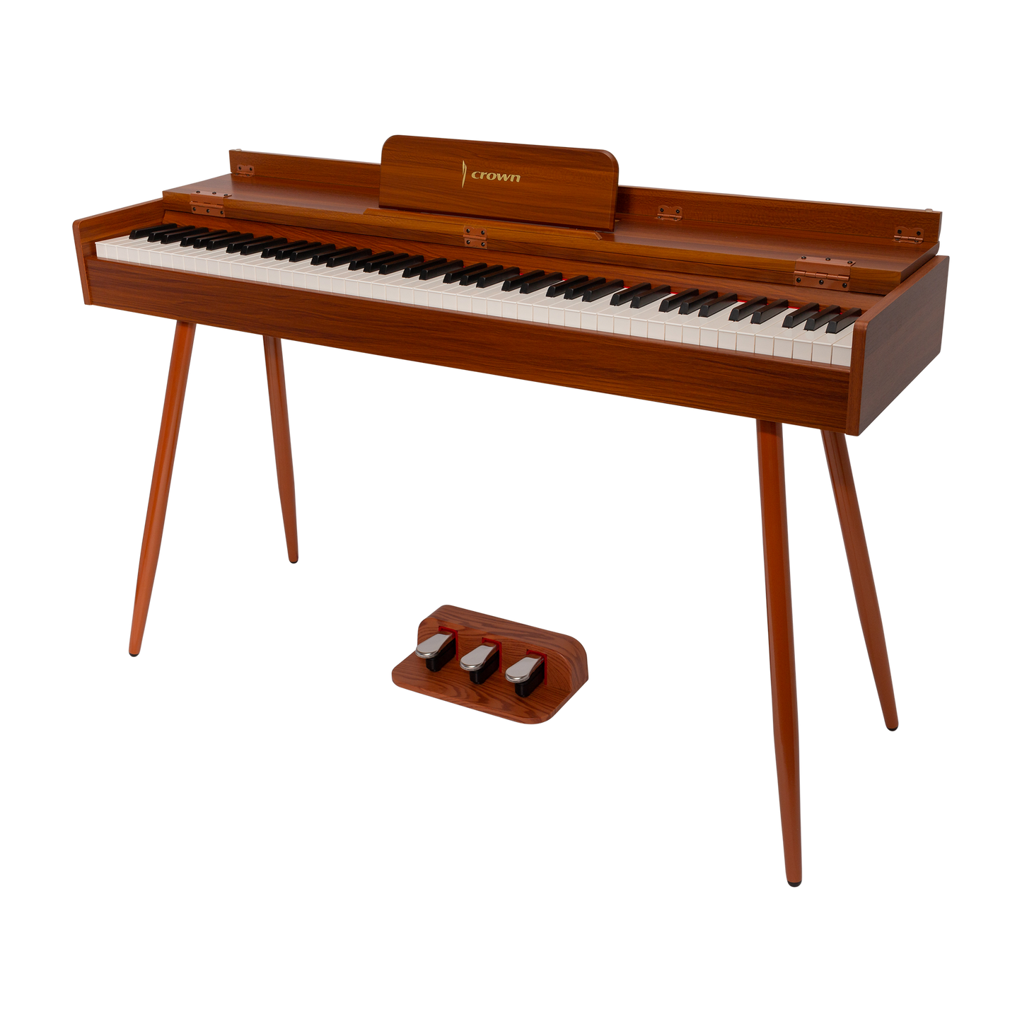 CROWN CMDP-919-BLK 88 NOTE PORTABLE DIGITAL PIANO (WOODGRAIN)