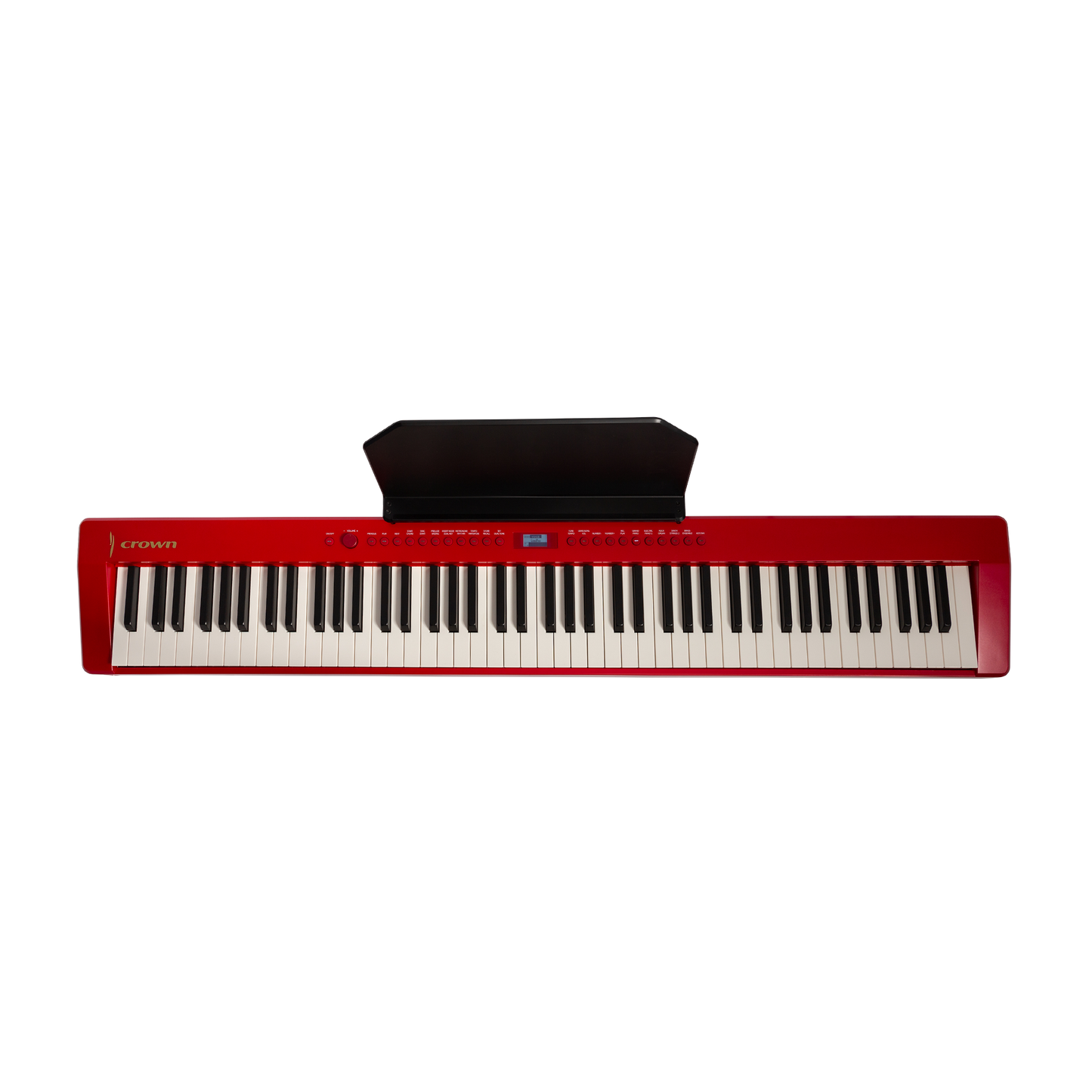 CROWN CPP-811-BLK 88 NOTE PORTABLE DIGITAL PIANO (RED)
