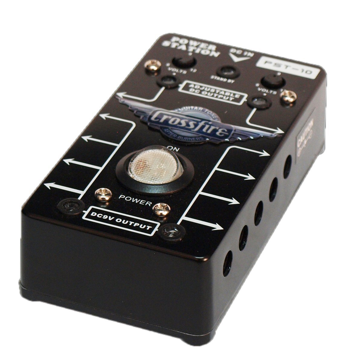 Crossfire 10-Port Effects Pedal Power Supply – Crossroads Music