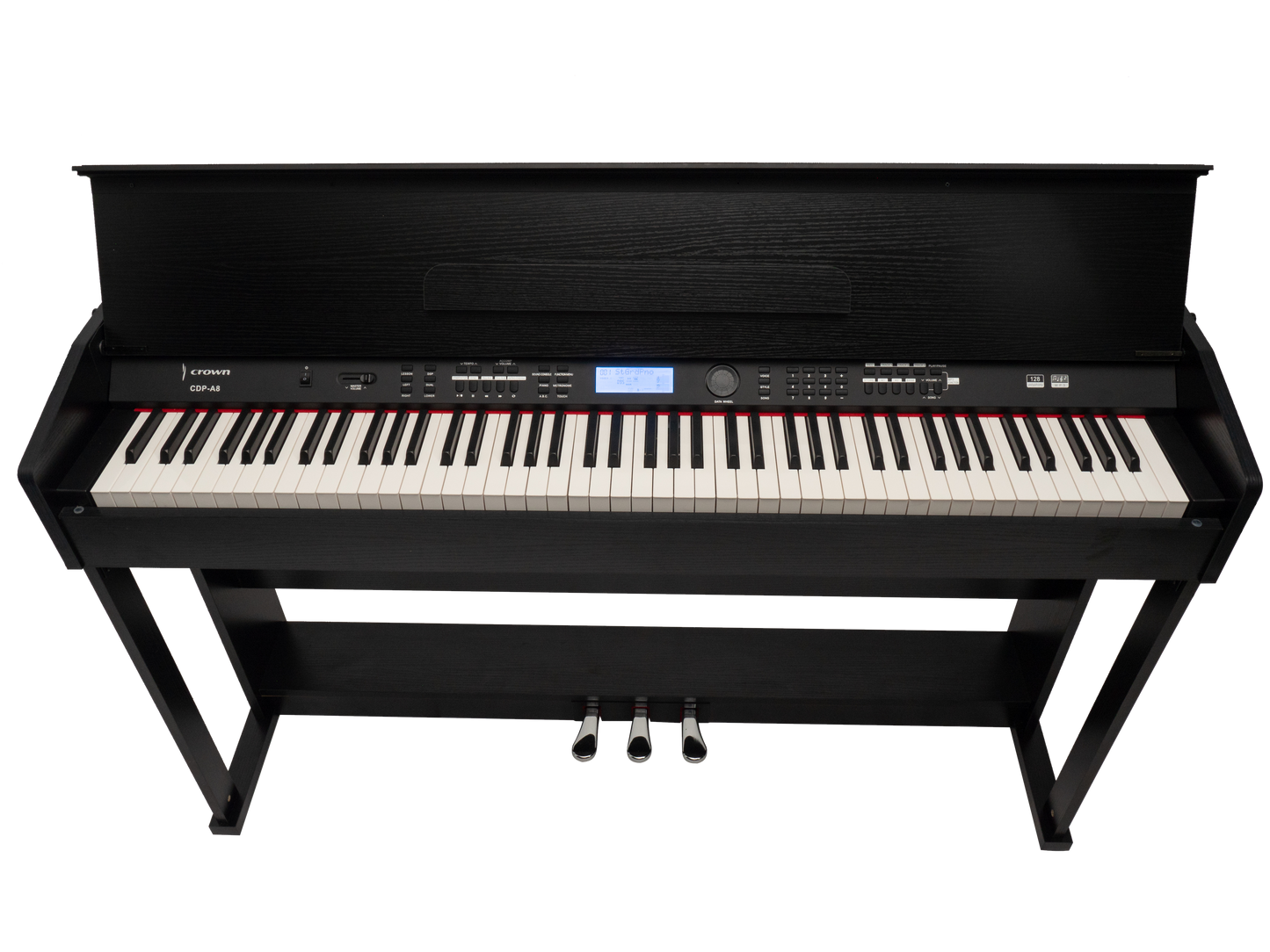 Crown A8 88-Key Touch Responsive Digital Piano (Black)