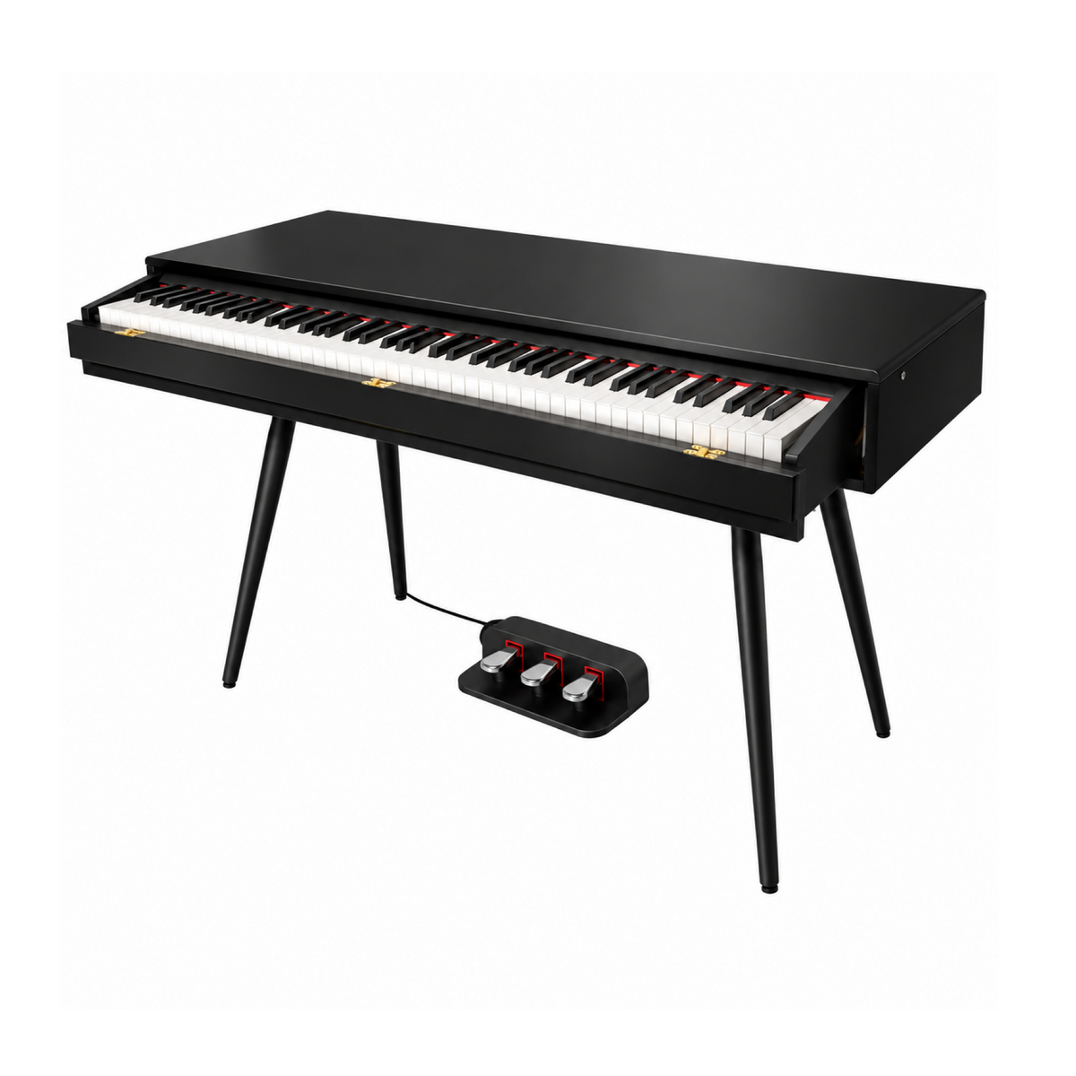 Crown CMDP-916 Upright Hideaway Digital Piano (Black)