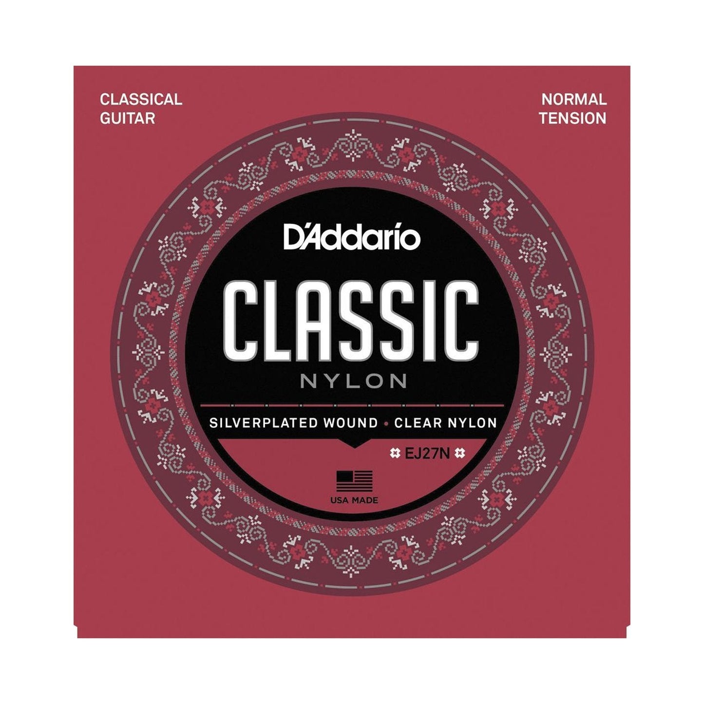 D'Addario EJ27N Classical Guitar Strings (Normal Tension)-EJ27N