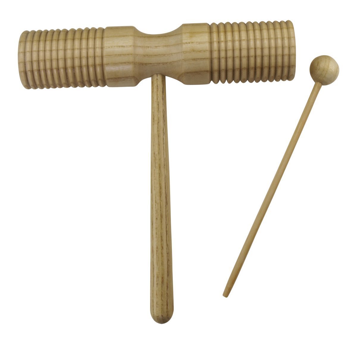 Drumfire Handheld Guiro Tone Block (Double-Ended)-DFP-GT54-NGL
