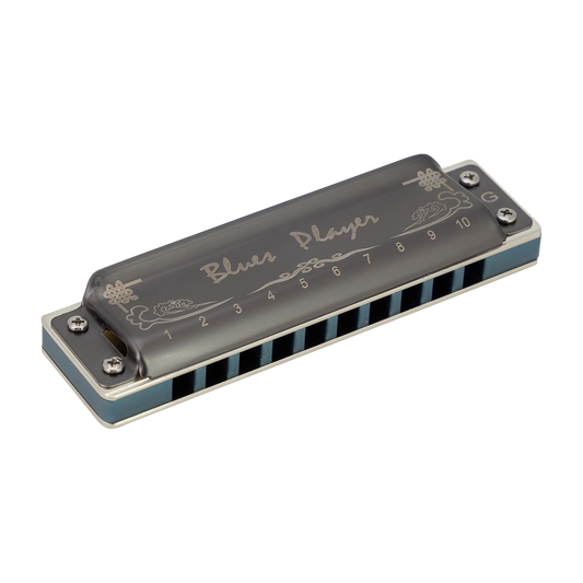 East Top PRO20AL 10 Hole Blues Player Harmonica D