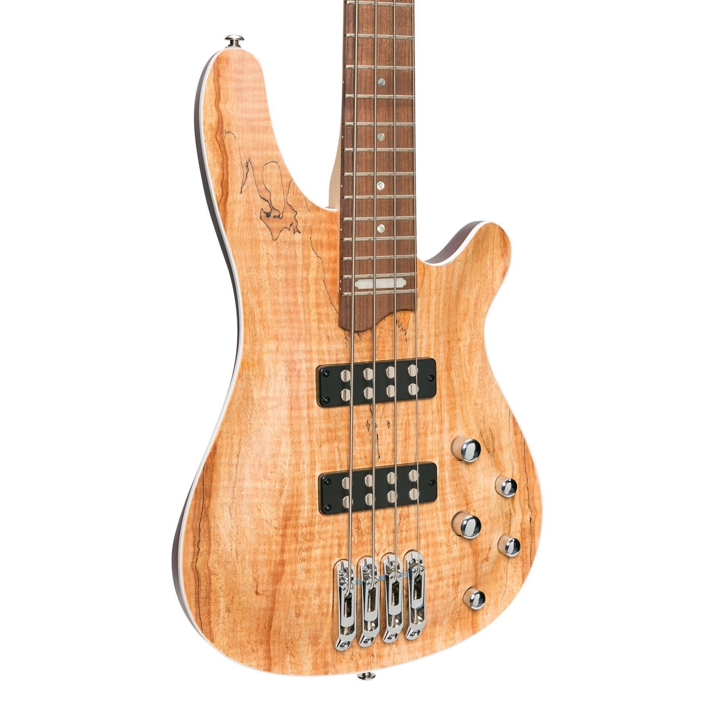 J&D Luthiers '20 Series' 4-String Contemporary Active Electric Bass Guitar (Natural Satin)