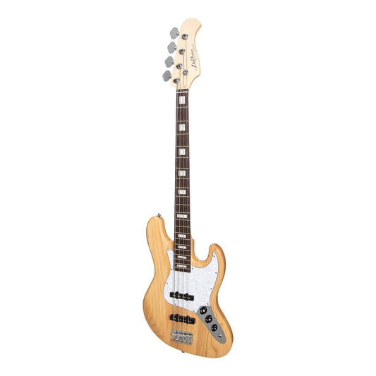 J&D Luthiers 4-String JB-Style Electric Bass Guitar (Natural Gloss)-JD-JB-NGL