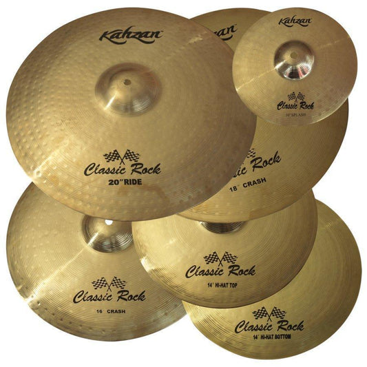 Kahzan 'Classic Rock Series' Cymbal Pack (14"/16"/18"/20")-KP-CR4-14-16-18-20