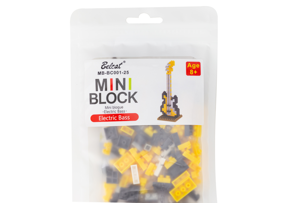 Belcat Mini Block Bass Guitar Building Set