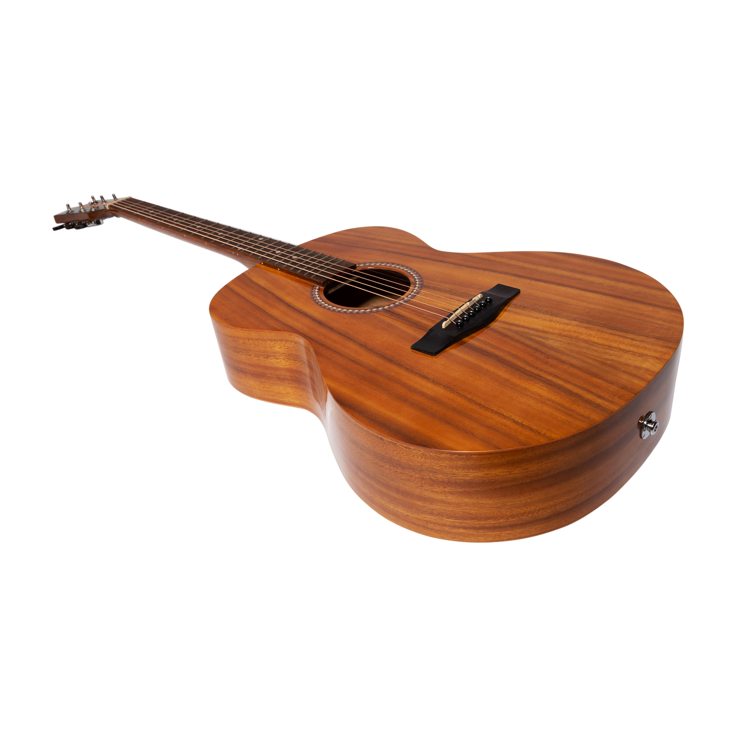 Martinez Acoustic-Electric Gloss Small Body Guitar (Koa)