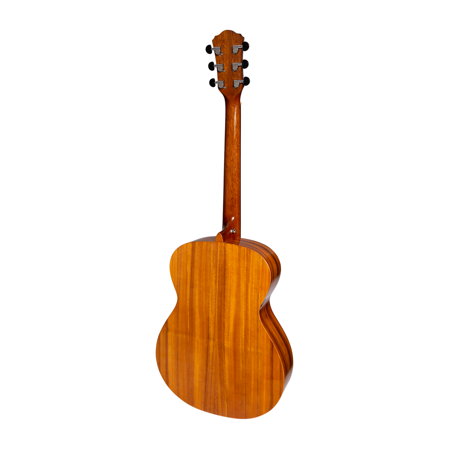 Martinez Left Handed Acoustic-Electric Gloss Small Body Guitar (Koa)