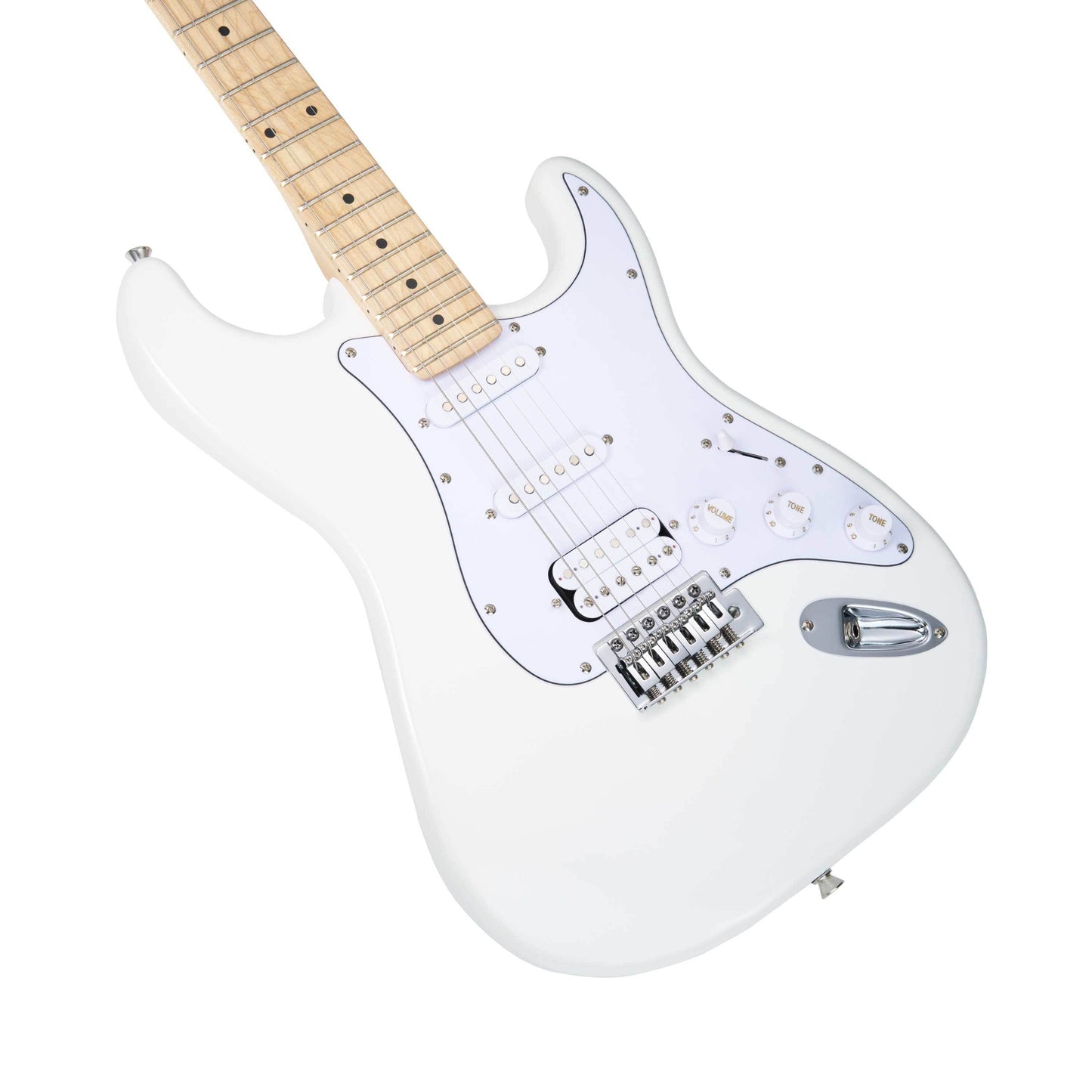 MOOER MSC11 ST-STYLE ELECTRIC GUITAR (POLAR WHITE)