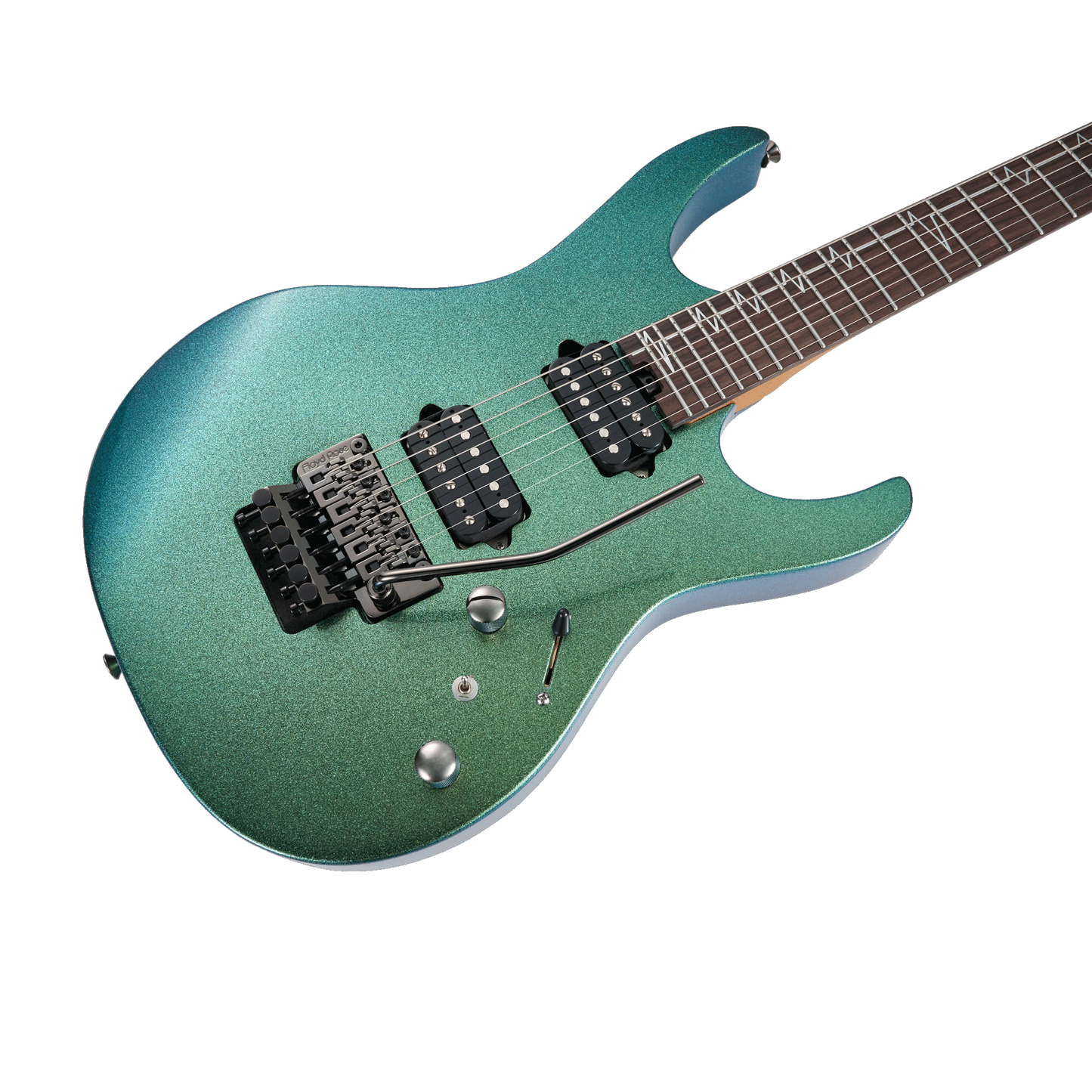 MOOER MMT100 FLOYD ROSE ELECTRIC GUITAR (AURORA GREEN)
