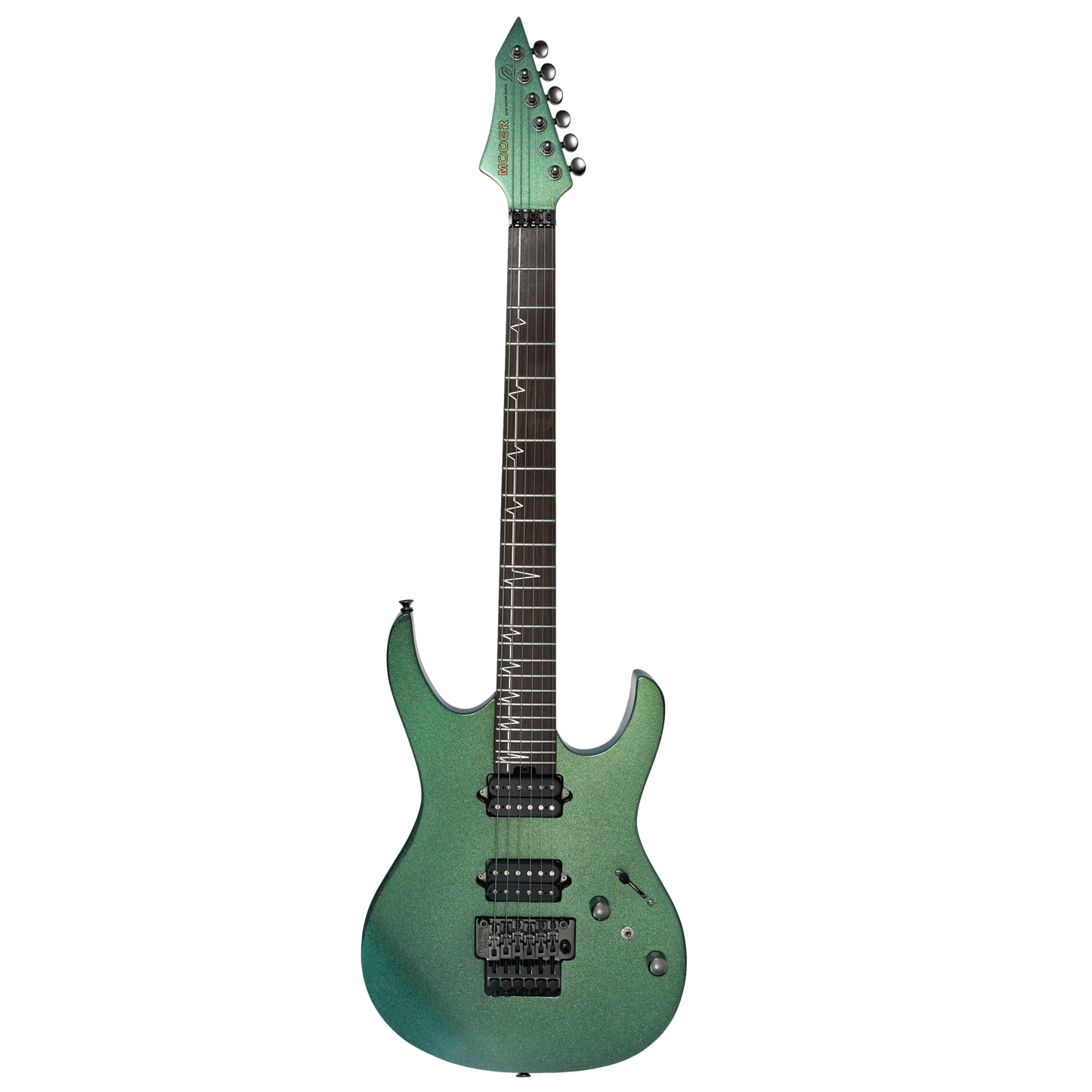 MOOER MMT100 FLOYD ROSE ELECTRIC GUITAR (AURORA GREEN)