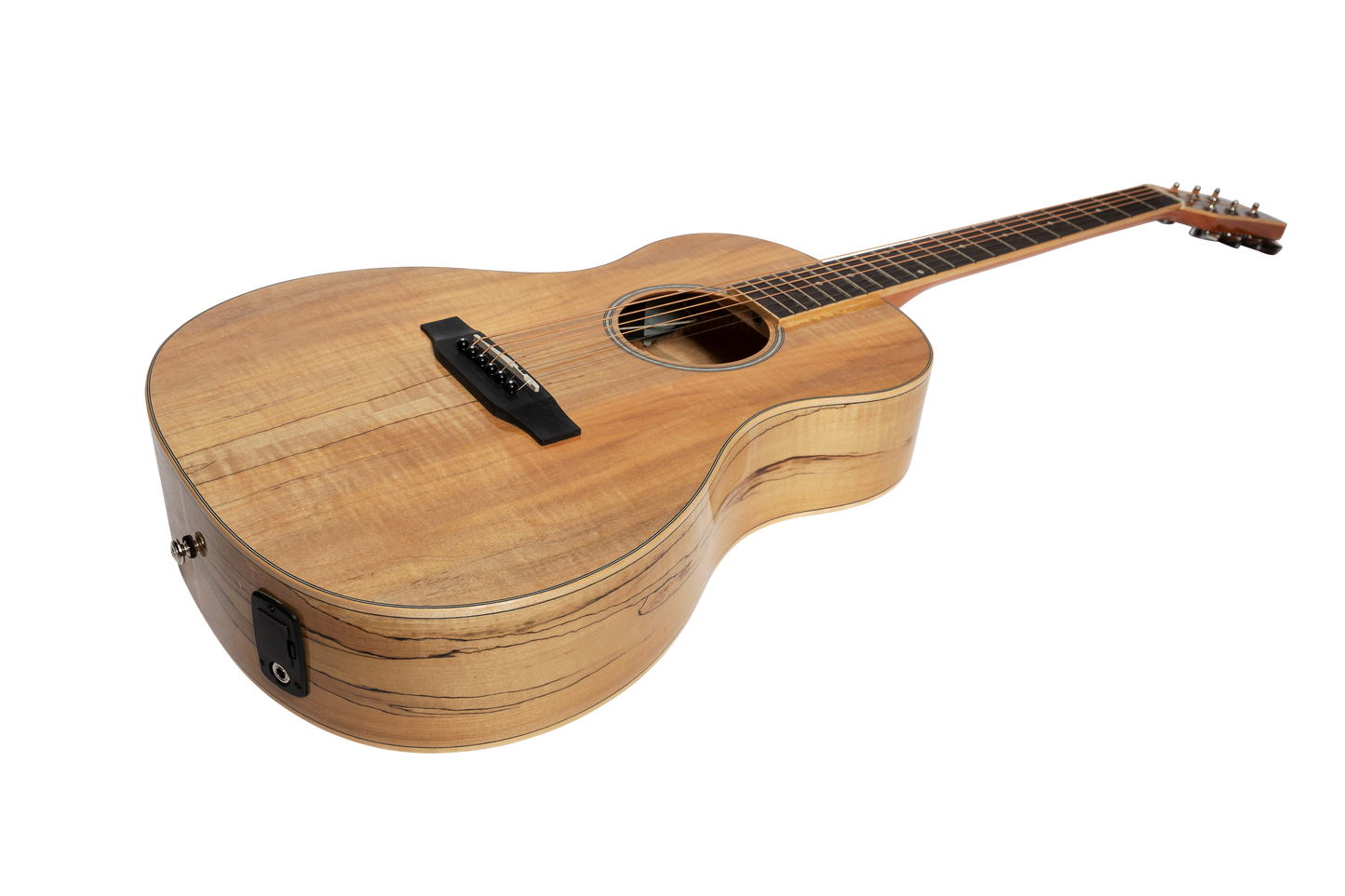 Martinez '31 Series' Daowood Parlour Acoustic-Electric Guitar (Spalted Maple)