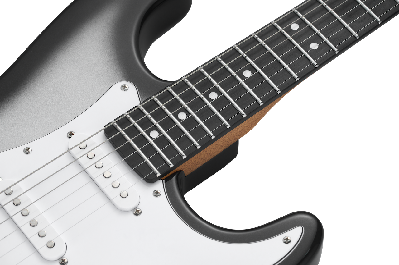 MOOER MSC12 ELECTRIC GUITAR (IRON SILVER)