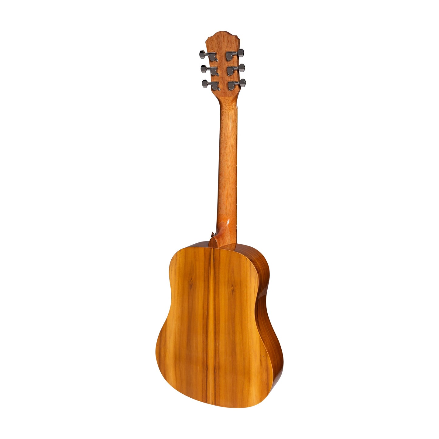 Martinez Acoustic Gloss Babe Traveller Guitar (Jati-Teakwood)
