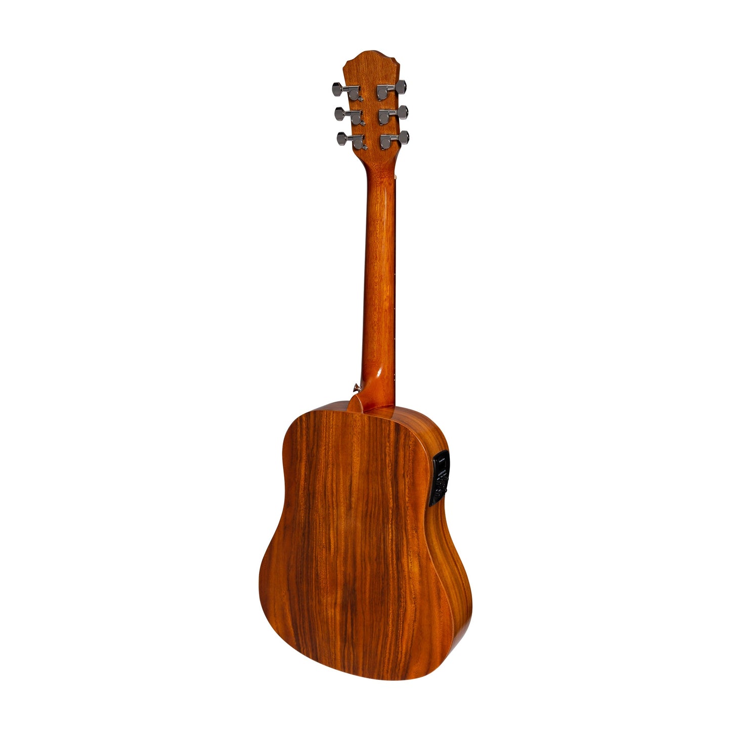 Martinez Acoustic Gloss Babe Traveller Guitar (Koa)