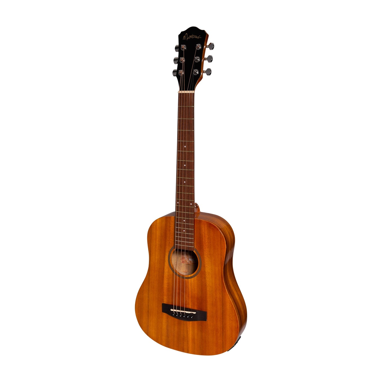 Martinez Acoustic Gloss Babe Traveller Guitar (Koa)