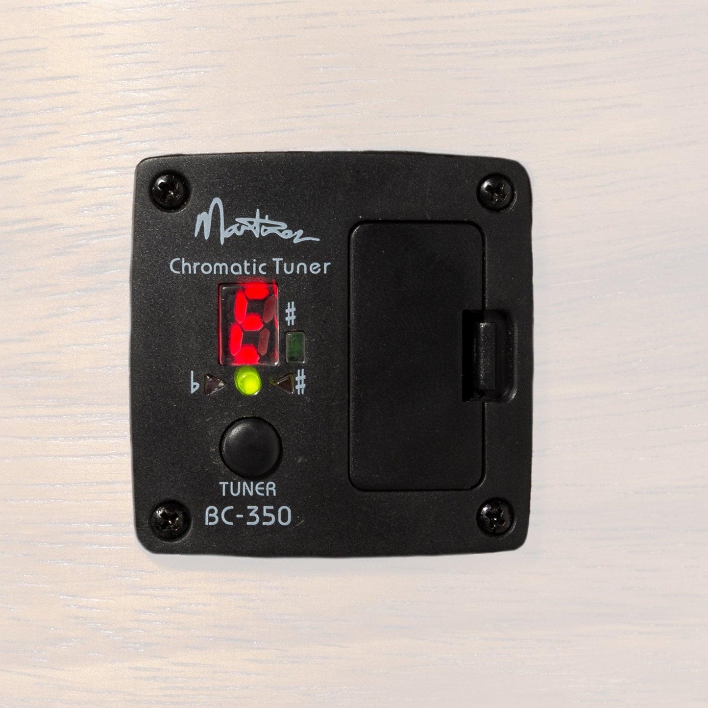 Martinez Left Handed Full Size Student Classical Guitar with Built In Tuner (Spruce/Koa)