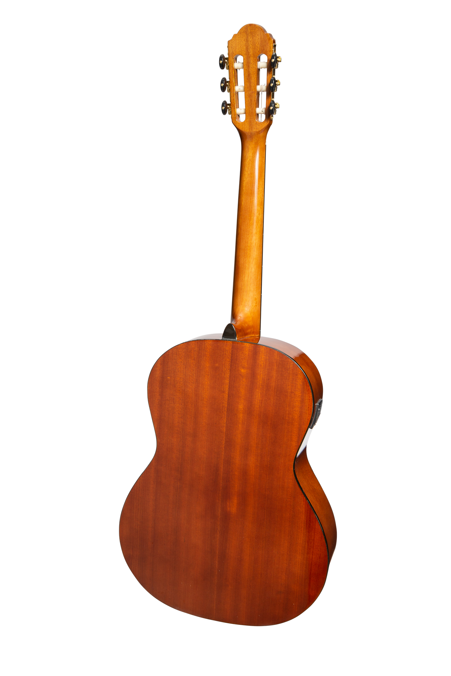 Martinez 'Slim Jim' G-Series Full Size Classical Guitar with Built-in Tuner (Natural-Gloss)