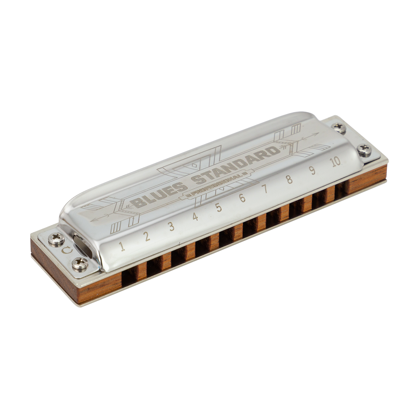 East Top PRO10 10 Hole Blues Standard Harmonica D