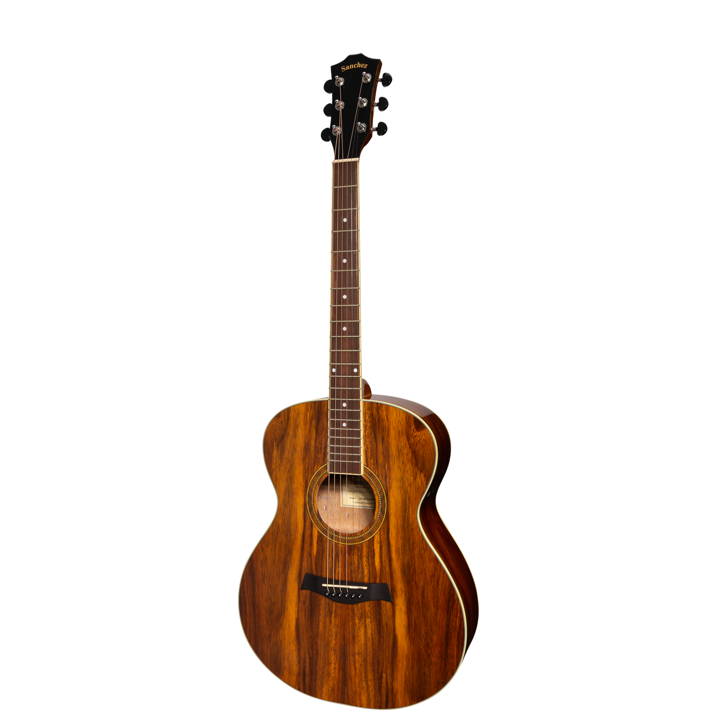Sanchez Acoustic Electric Small Body Guitar Rosewood (Gloss)