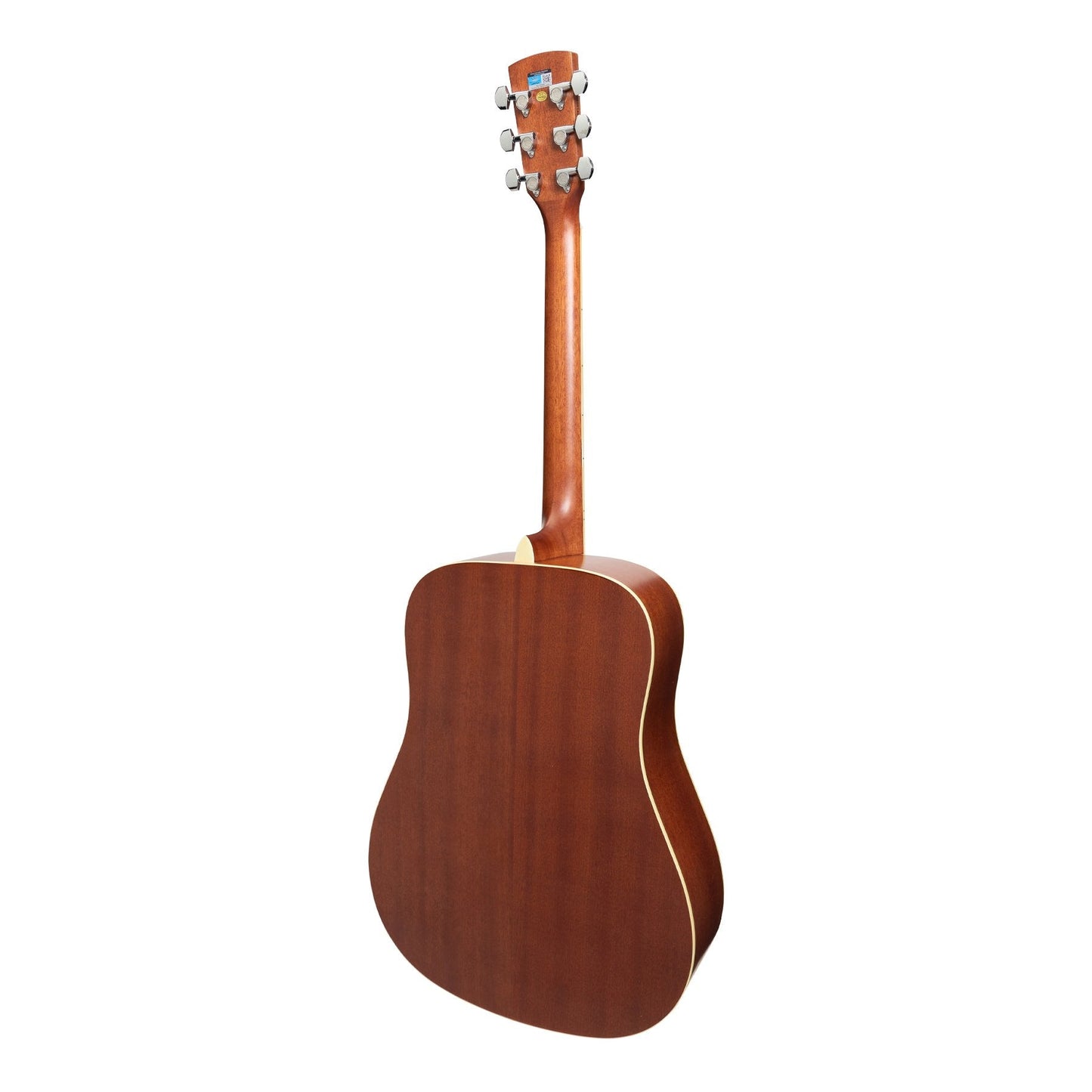 Saga '700 Series' Solid Spruce Top Acoustic Dreadnought Guitar (Natural Satin)