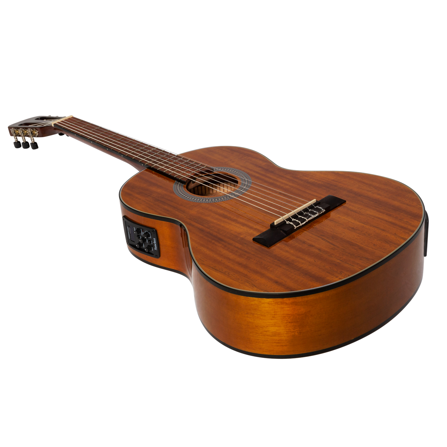 Sanchez 3/4 Student Acoustic-Electric Classical Guitar Acacia (Gloss)