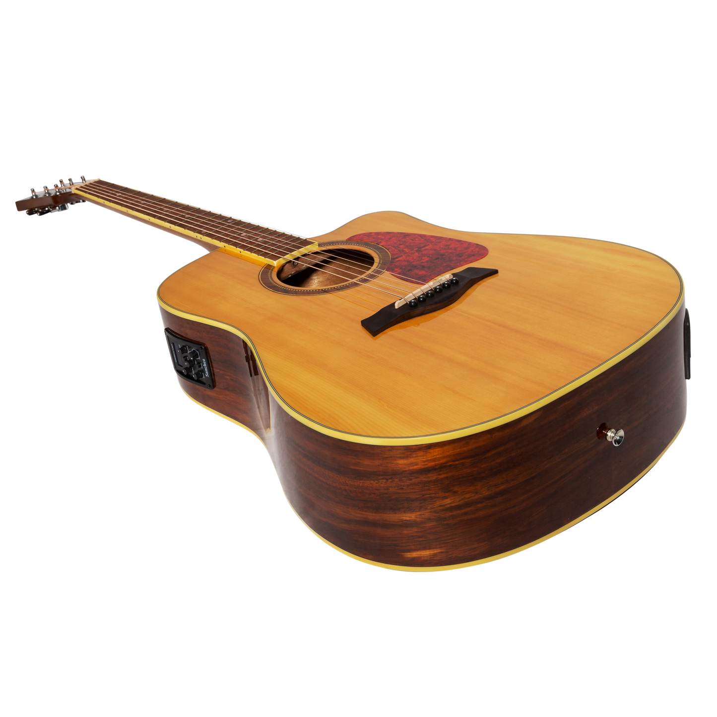 Sanchez Acoustic-Electric Dreadnought Cutaway Guitar Gloss (Spruce/Rosewood)
