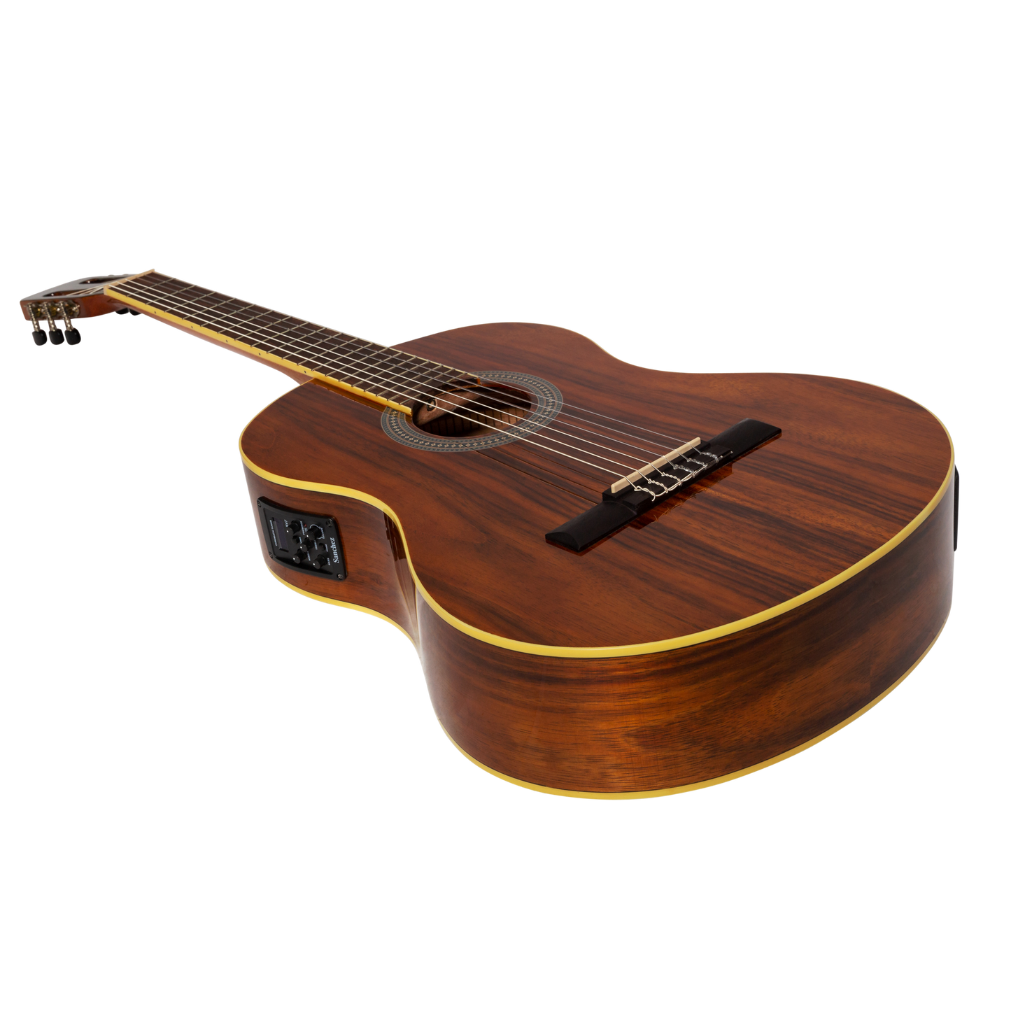 Sanchez Full Size Student Classical Acoustic Electric Guitar Rosewood (Gloss)