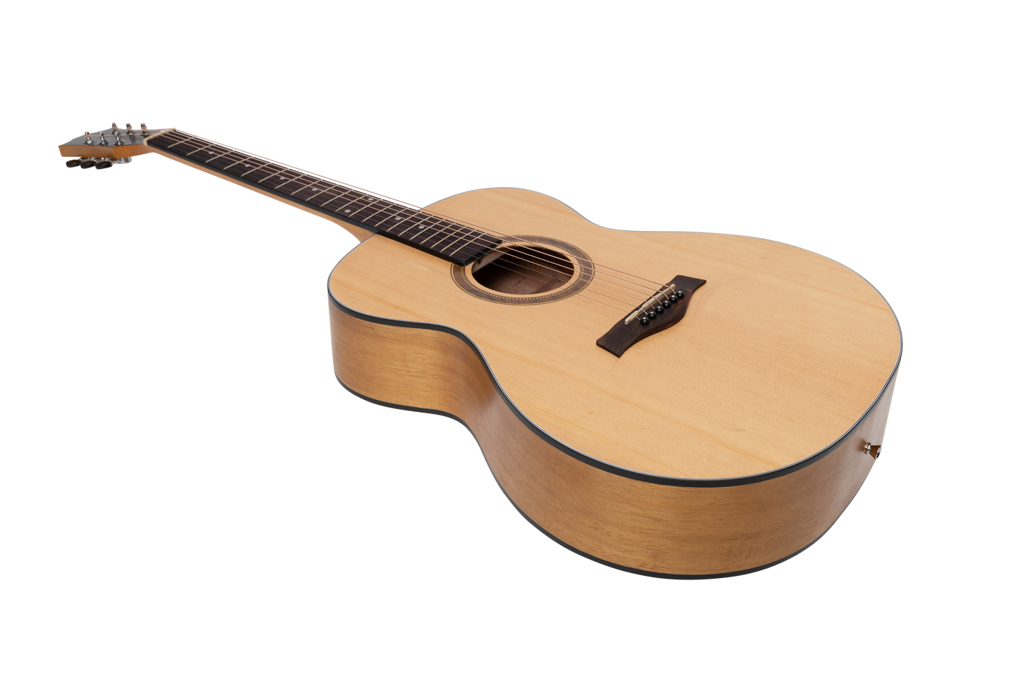 Sanchez Left Handed Acoustic Small Body Guitar Pack (Spruce/Acacia)