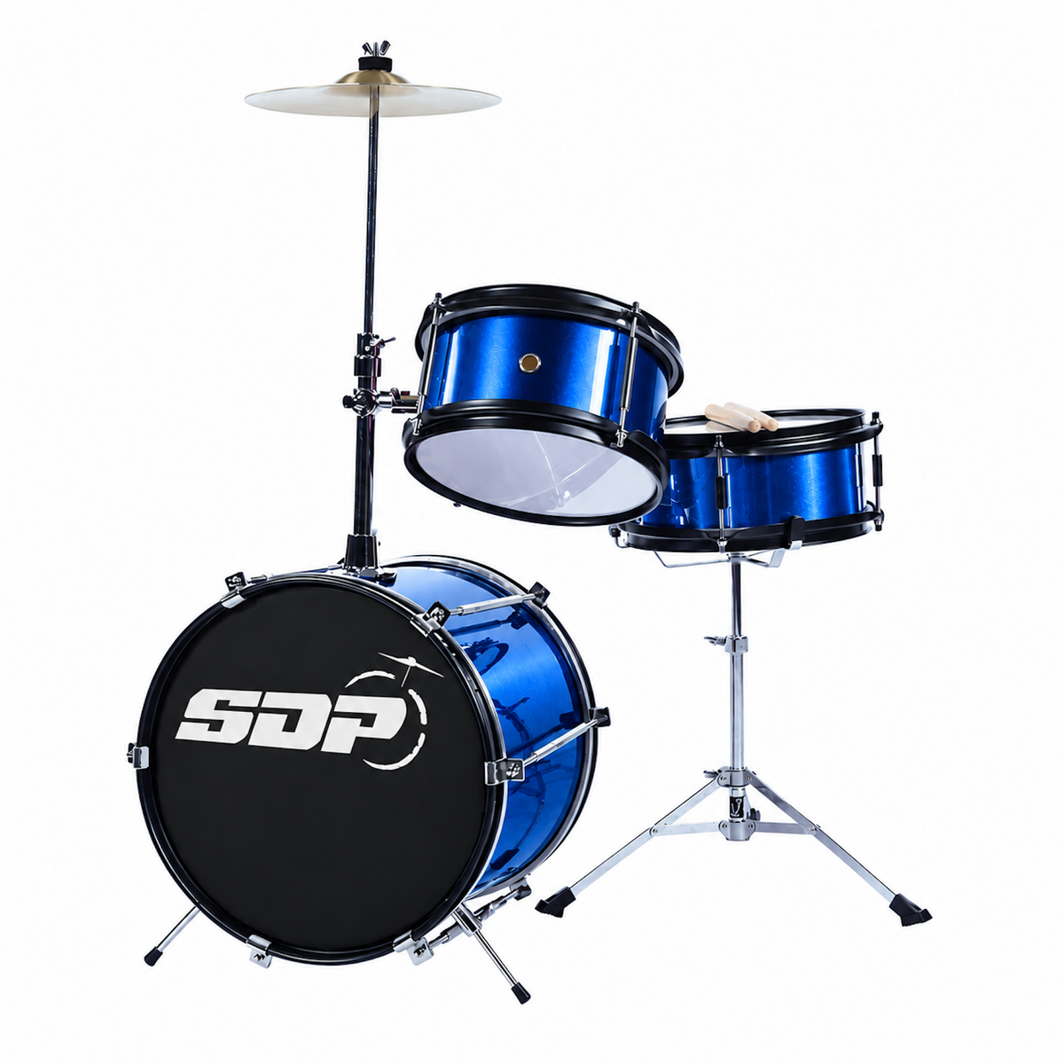 Sonic Drive 3-Piece Junior Drum Kit (Metallic Blue)