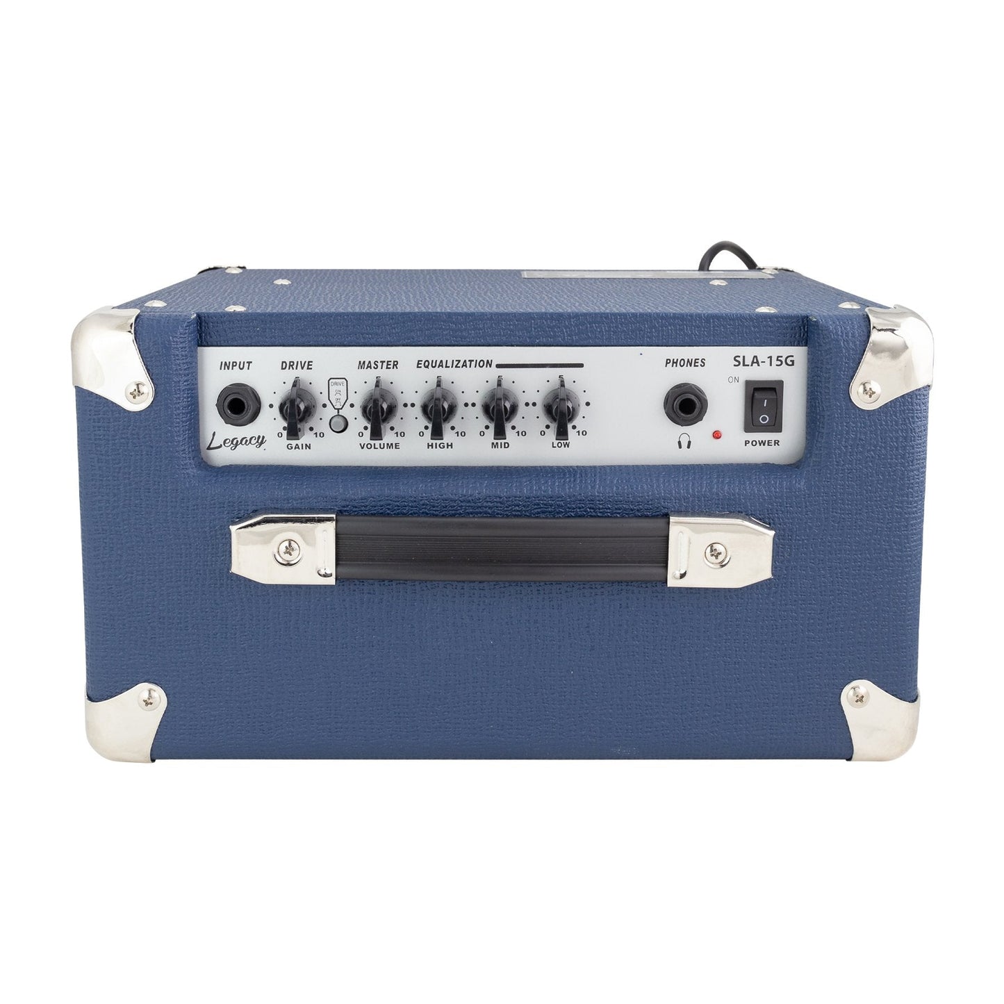 Strauss 'Legacy' 15 Watt Solid State Guitar Practice Amplifier (Blue)