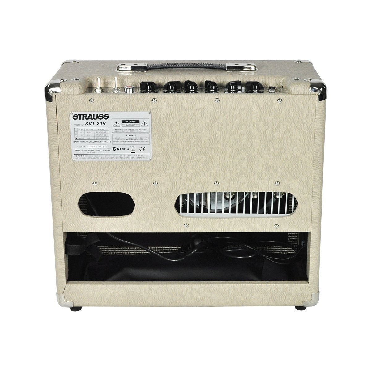 Strauss SVT-20R 20 Watt Combo Valve Amplifier with Reverb (Cream)
