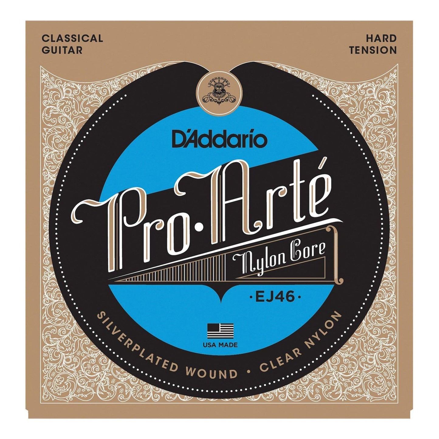 D'Addario EJ46 Pro-Arte Classical Guitar Strings (Hard Tension)-EJ46